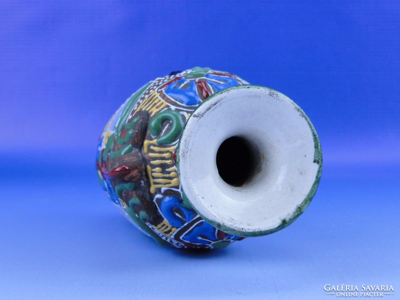 0D785 Antik japán SATSUMA porcelán váza