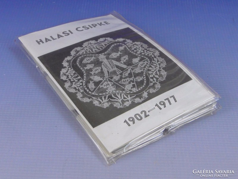 0G078 Halasi csipke 12db-os diakocka sor 1902-1977