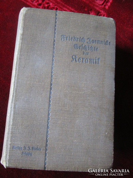 FRIEDRICH Jaennide KERÁMIA TÖRTÉNETE 416 kép 1900