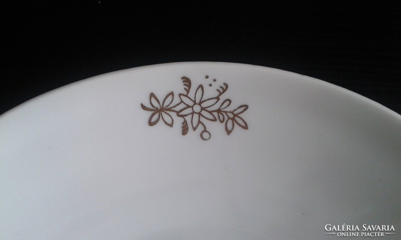 Epiag gold pattern soup plate