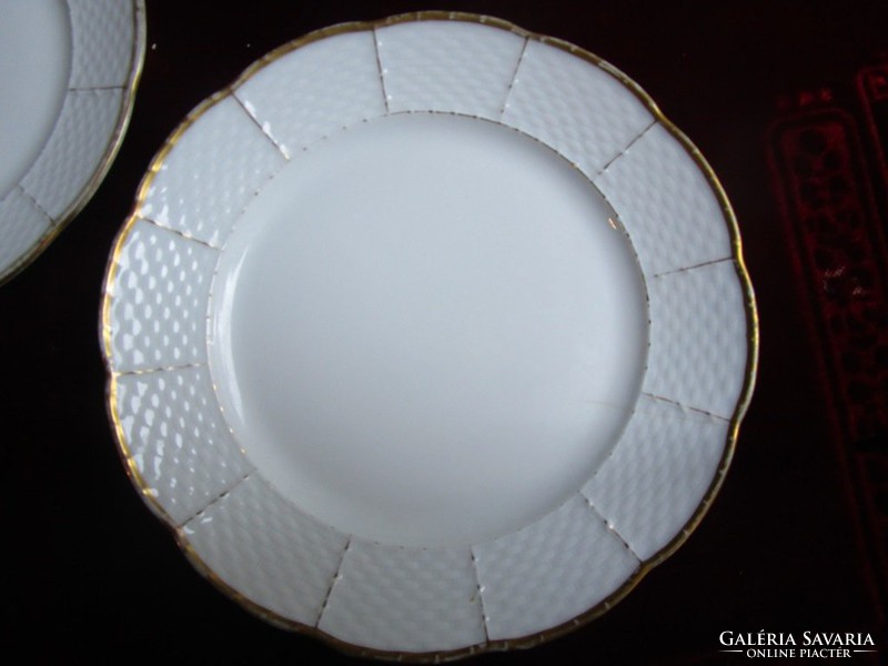  MINŐSÉGI THUN csemegés porcelán tányér szett 5 db