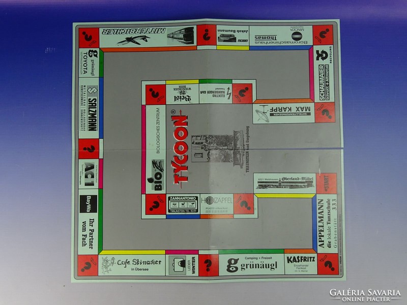 0G258 Retro TYCOON társasjáték