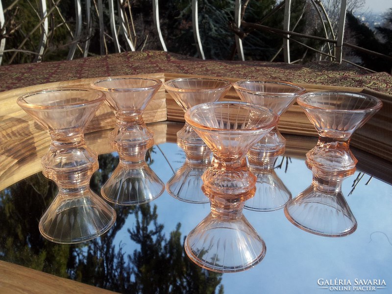 Art deco glass glasses