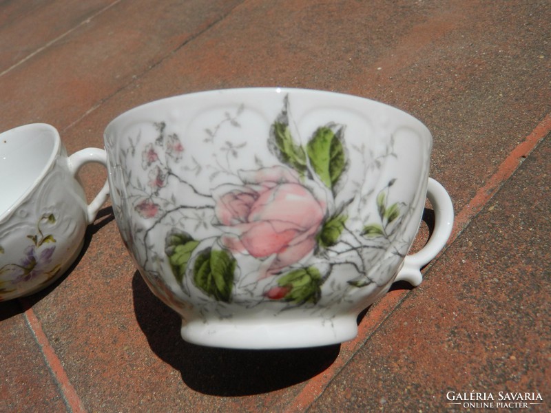 Antique porcelain coffee cups