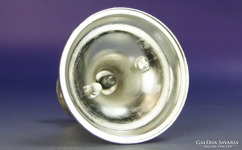 0G570 Modern ezüst színű gyertyatartó