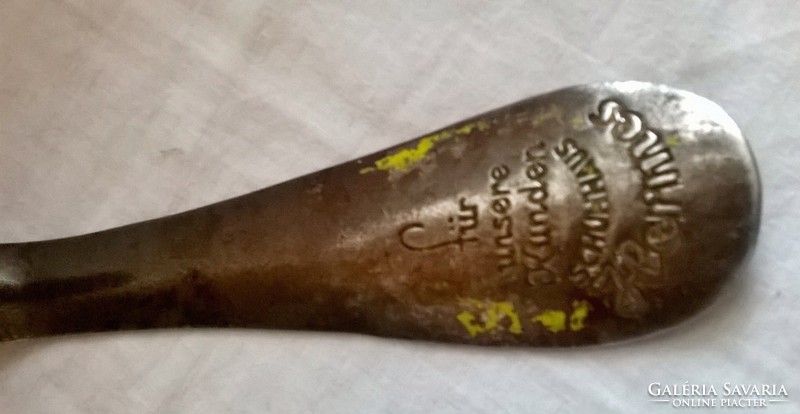 Old marked shoe spoon