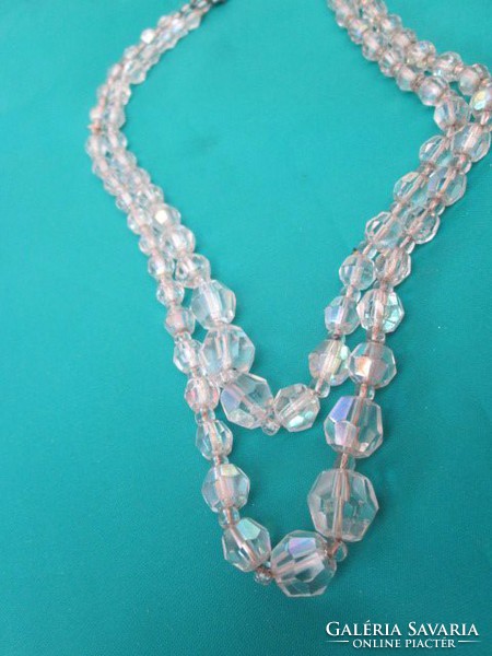 Aurora borealis crystal jewelry chain