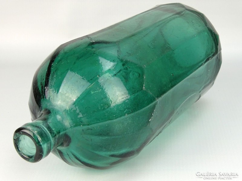 0G838 Régi zöld szódásüveg APA GAZOASA