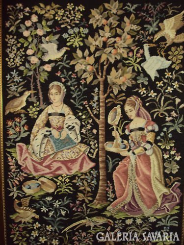 Fabulous hand stitched tapestry picture....