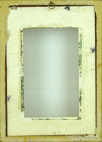 0I055 Aranyozott képkeret paszpartuval 28 x 19 cm