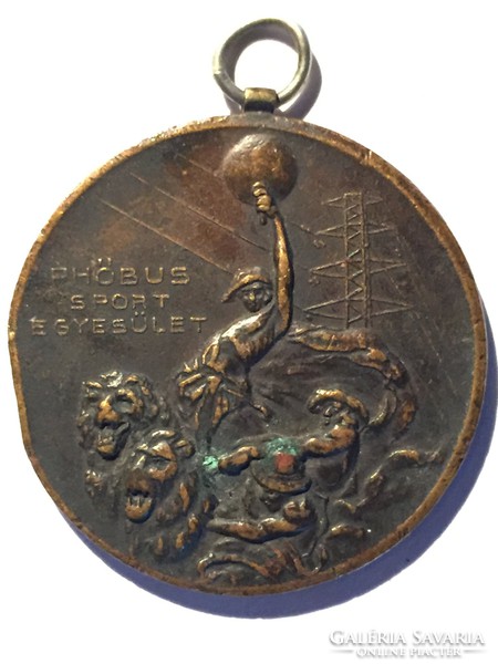 Phöbus sports association 1937. Medal, award