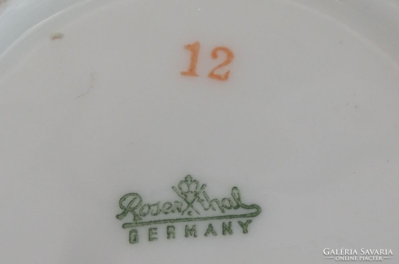 0I443 Régi ROSENTHAL porcelán kistányér 8.5 cm