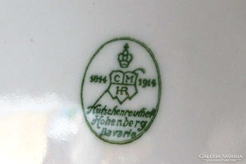 0I546 Régi HOHENBERG BAVARIA porcelán edény 17 cm