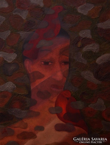 Békevándor / Peace wanderer 2003, Ilyés Márta festménye