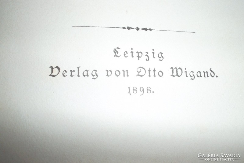 Antik gótbetűs könyv-1898