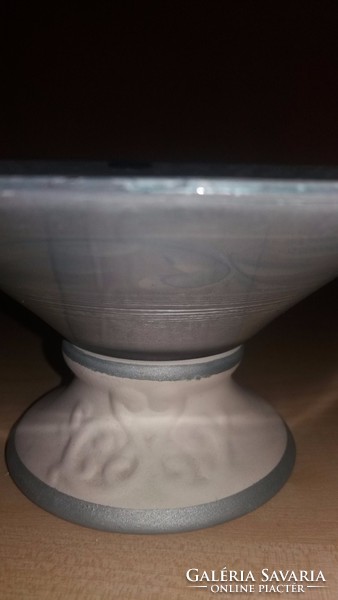 Olasz üveg és porcelán asztalközép