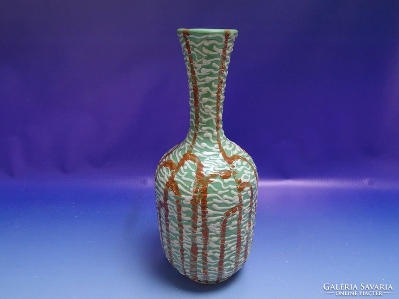 0I619 Iparművészeti Gorka kerámia váza 31 cm