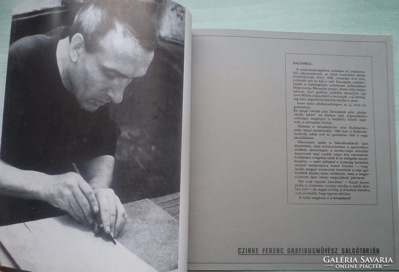 Czinke - Lóránt katalógus 1971.( Dedikált Lóránt )