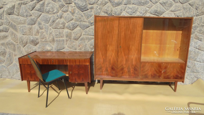 Retro ddr ndk study showcase cabinet 1950s
