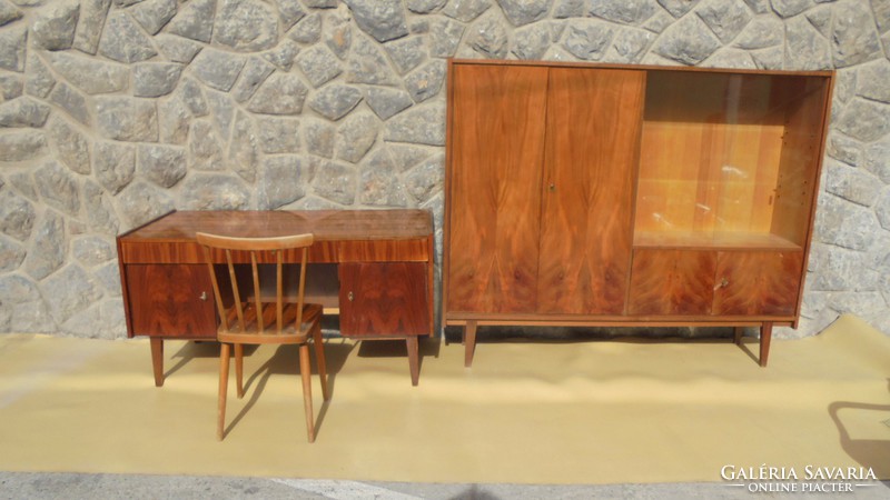 Retro ddr ndk study showcase cabinet 1950s
