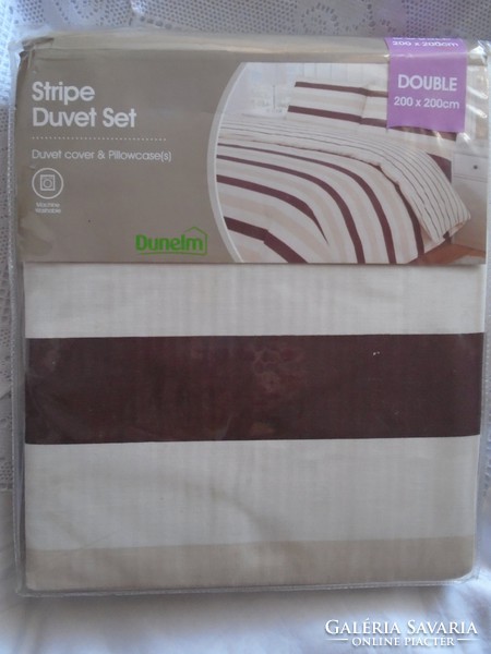 New bedding set. With double duvet cover.