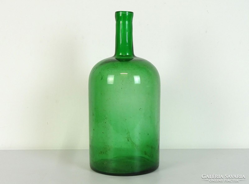 0I999 Régi zöld üvegpalack 5 L