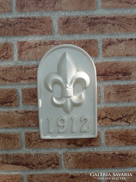 Hungarian scout badge made of artificial stone !!!