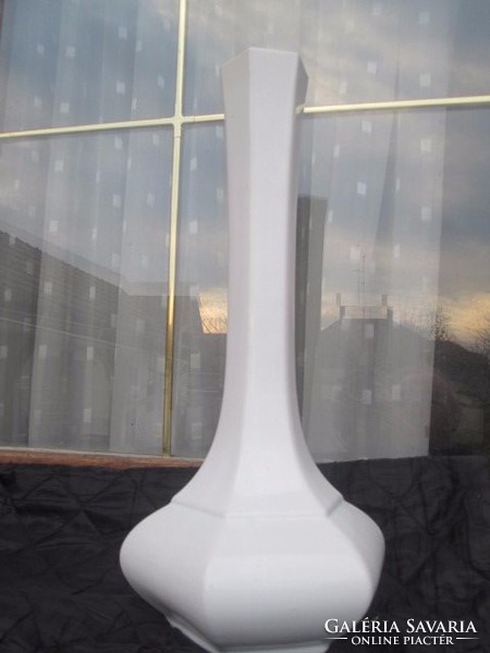 Hatalmas méretű Wolkstedt art deco porcelán fajansz váza