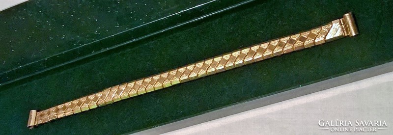 Gold-plated marked jewel watch strap