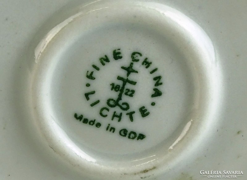 0J341 Régi jelzett német porcelán urnaváza 21 cm