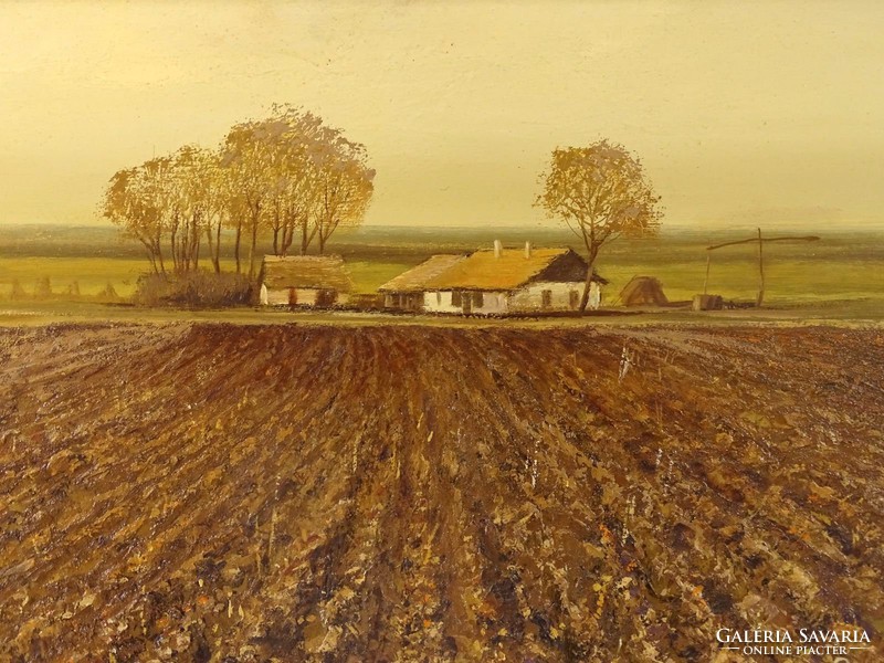 0J669 Puskás Imre : "Szántás végén" 1983