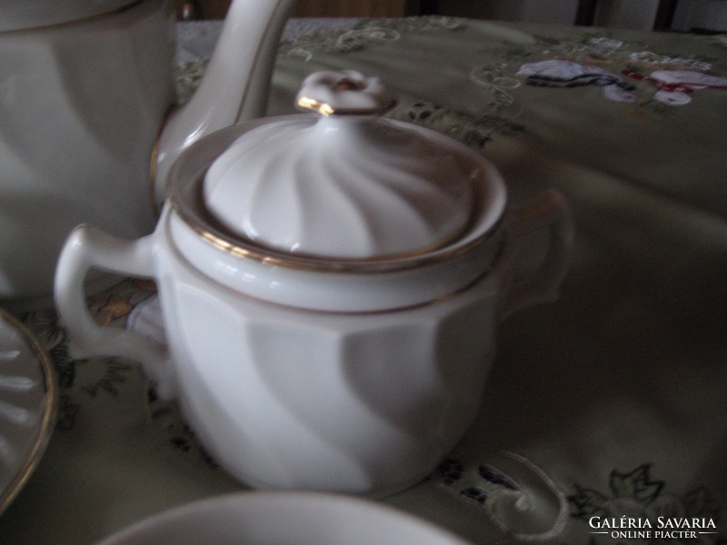 Zsolnay , antik   teás készlet