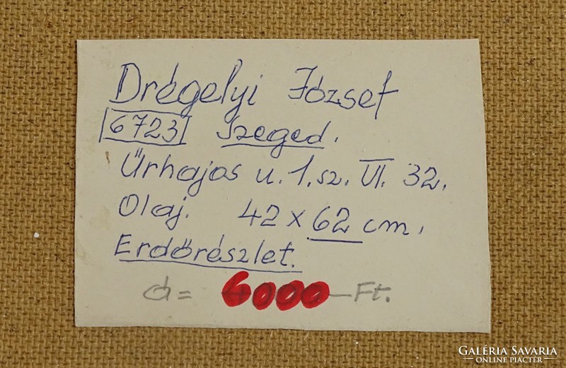0J607 Drégelyi József : Erdőrészlet