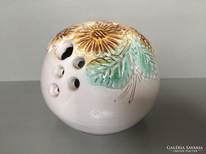 Csányi jelzett ikebana váza kerámia