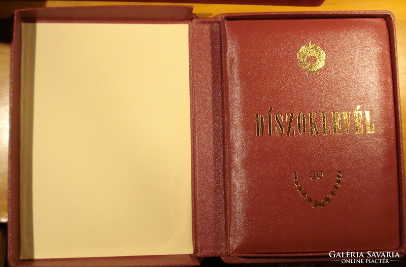 Disz gold diploma on the occasion of 50 years. There is mail! Read !