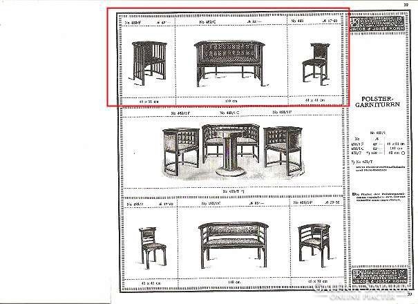 Thonet / josef hoffmann - 4 chairs j&j kohn / mazowia