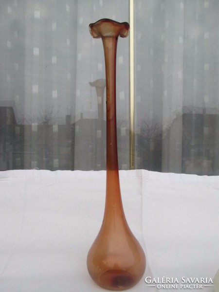 Igazi antik 20-30 évekből  fujt ART-DECO váza 30,5 cm