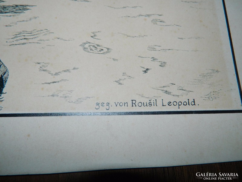 Rousil Leopold  német vár nyomat