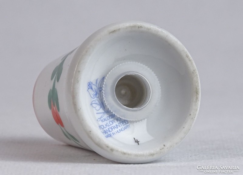 0J918 Kalocsai porcelán fűszerszóró
