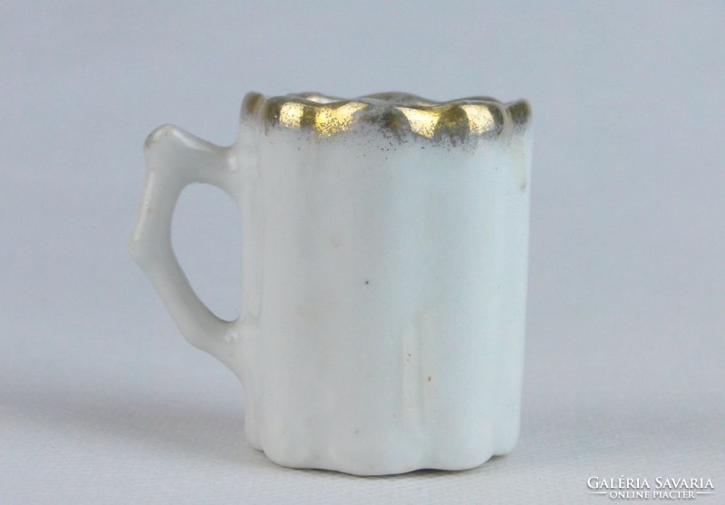 0J919 Antik kisméretű porcelán kávéscsésze