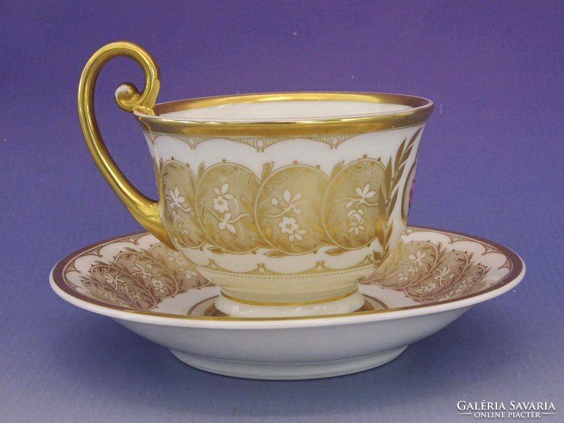 0I451 Antik jelzett BAVARIA porcelán teáscsésze