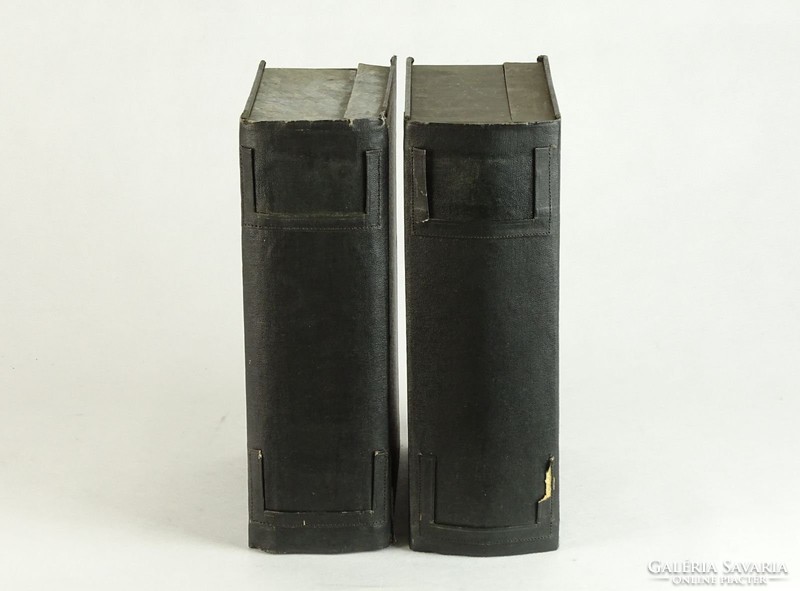 0K354 Antik könyv alakú titokdoboz párban