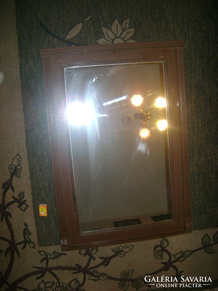Old Old German mirror - 94.5 x 65 cm