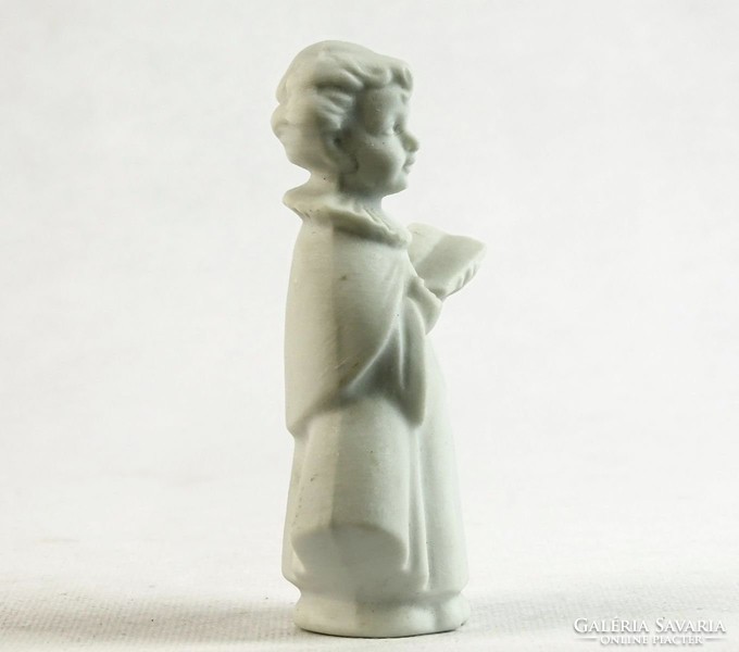 0K486 Kisméretű biszkvit porcelán angyalka 10 cm