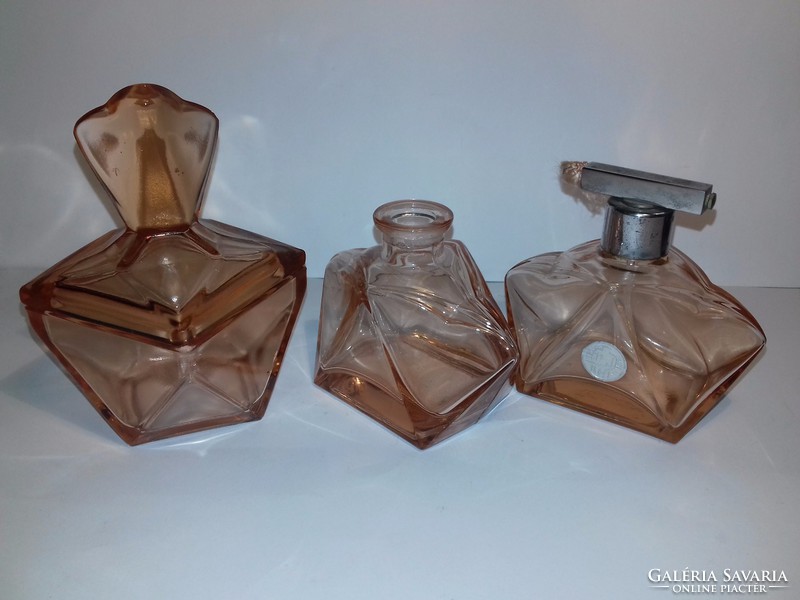 Crystal glass perfume set b:h:f: