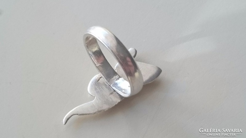 Ezüst gyűrű kis Leguánnal 