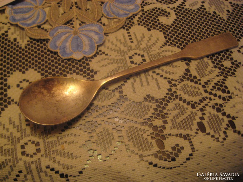 Antique silver-plated, spoon 15 cm