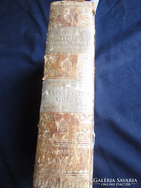 Catalogus BIBLITOTECAE HUNGARICAE Sopron -i 1807 Széchényi 