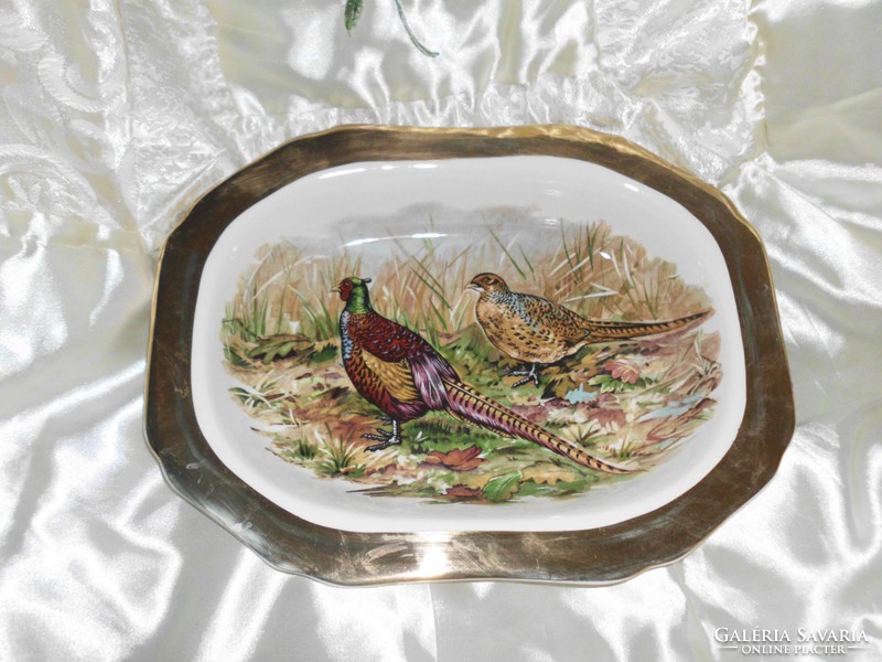 Beautiful pheasant bowl.