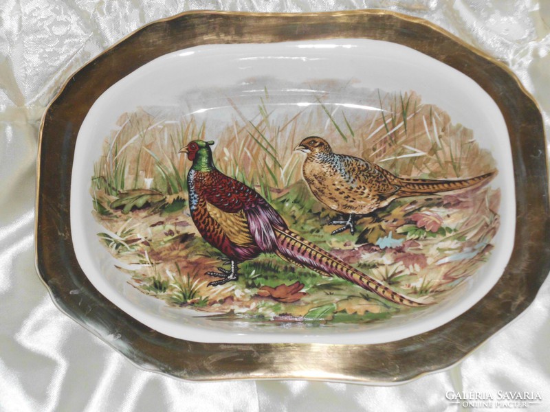 Beautiful pheasant bowl.